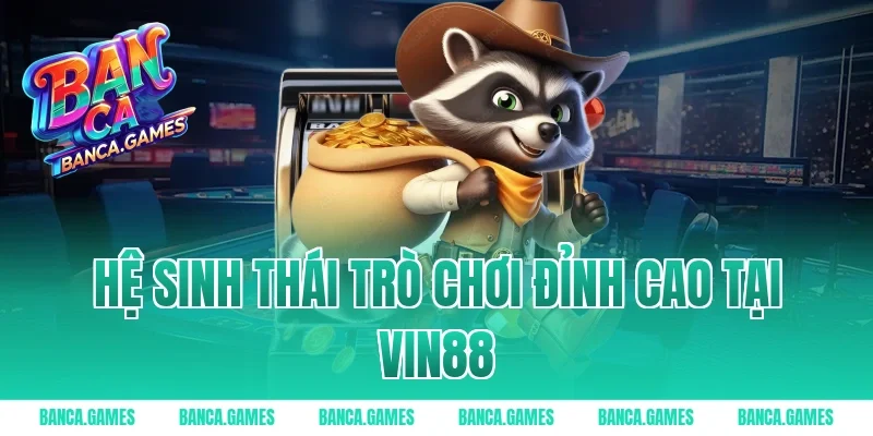 Hệ sinh thái trò chơi đỉnh cao tại Vin88