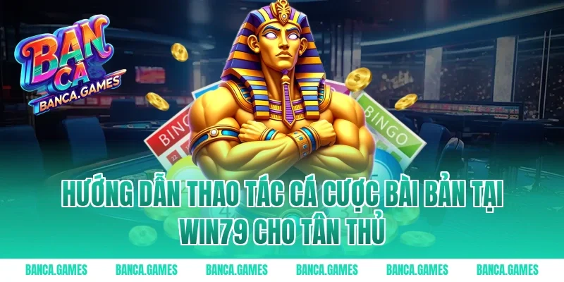 Hướng dẫn thao tác cá cược bài bản tại Win79 cho tân thủ